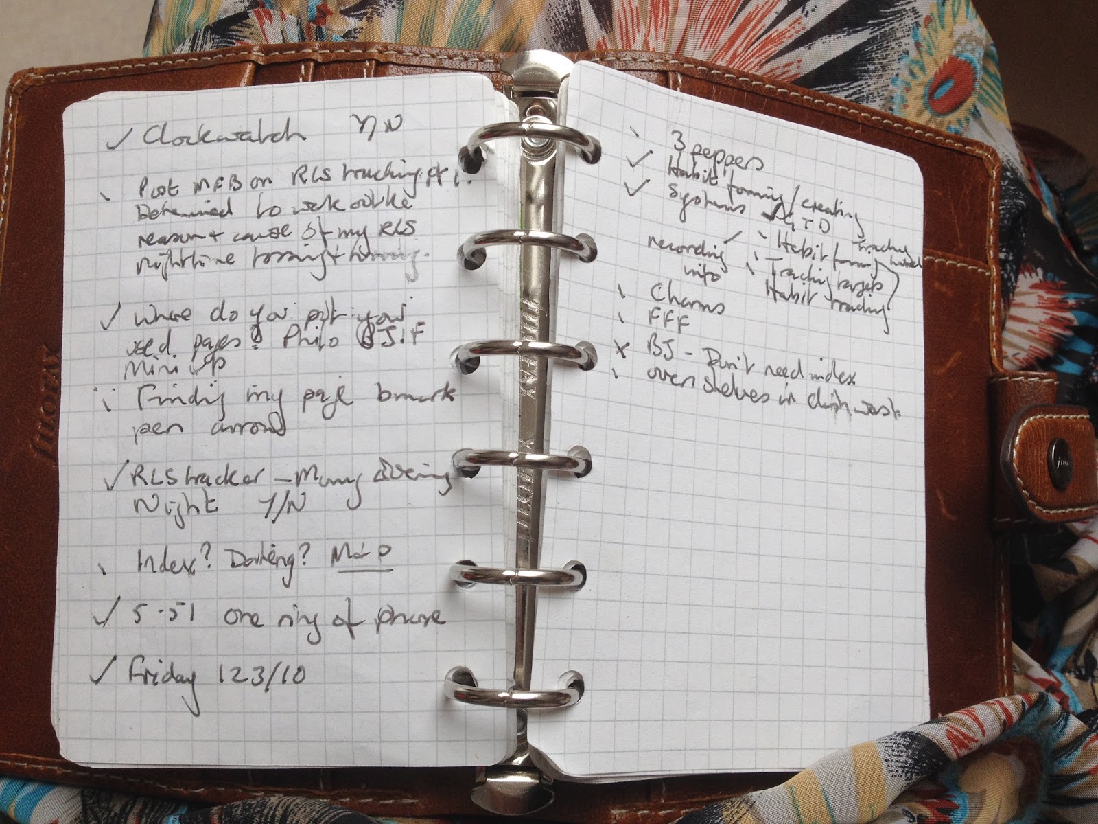 My Filofax Blog: Bullet Journal and Filofax