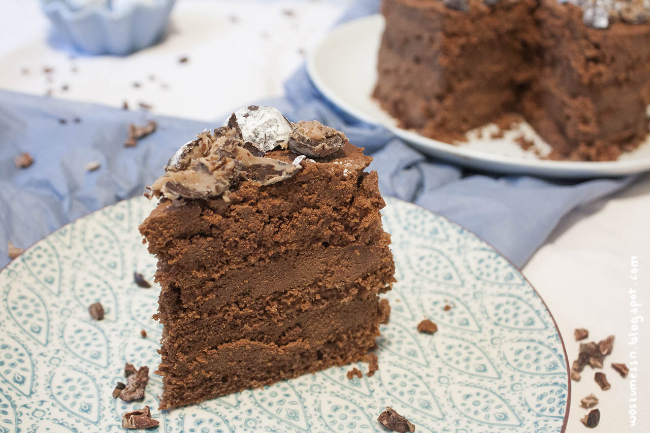 Wos zum Essn: Schokoladig-trüffelige Praliné-Torte
