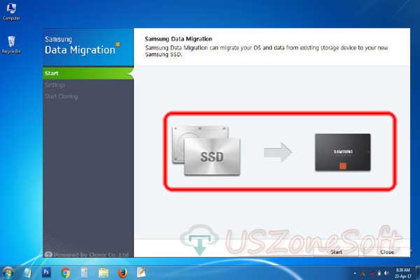 Samsung Data Migration Samsung Data Migration at SSD hard drive upgrading and cloning tools without losing any data, Hard disk formatting tools, Samsung software, Utilities PC software, Hard drive cloning program with Samsung