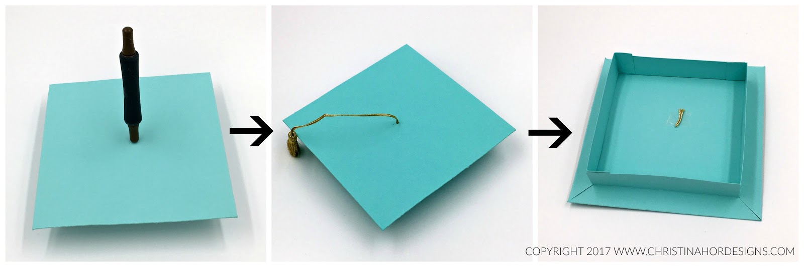 DIY Graduation Cap box