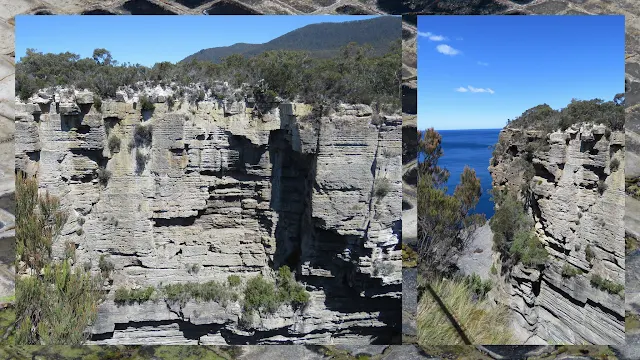 The Devil's Kitchen on the Hobart to Port Arthur Drive in Tasmania