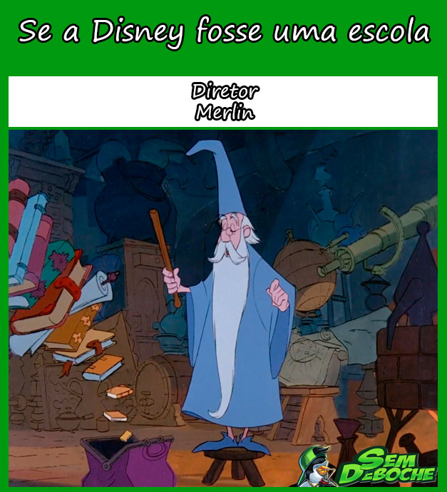 SE A DISNEY FOSSE UMA ESCOLA MERLIN