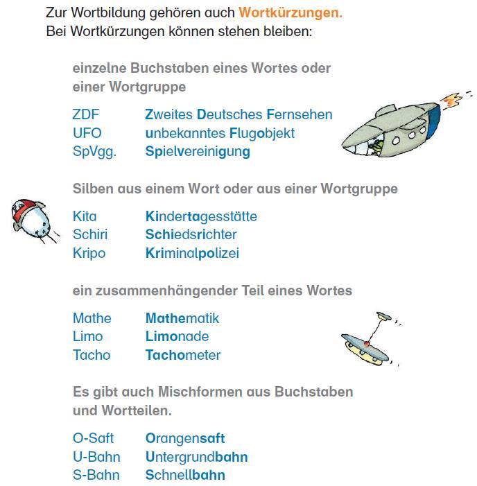 Wortkürzungen Wortkürzungen
