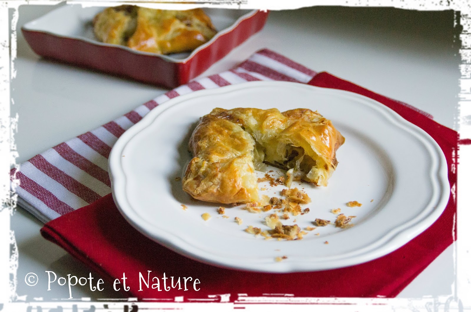Feuilletés aux endives, pommes et camembert © Popote et Nature
