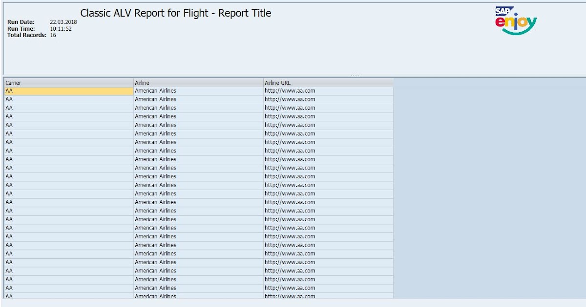 Tutorials For Sap Abap Alv Report With Header And Logo