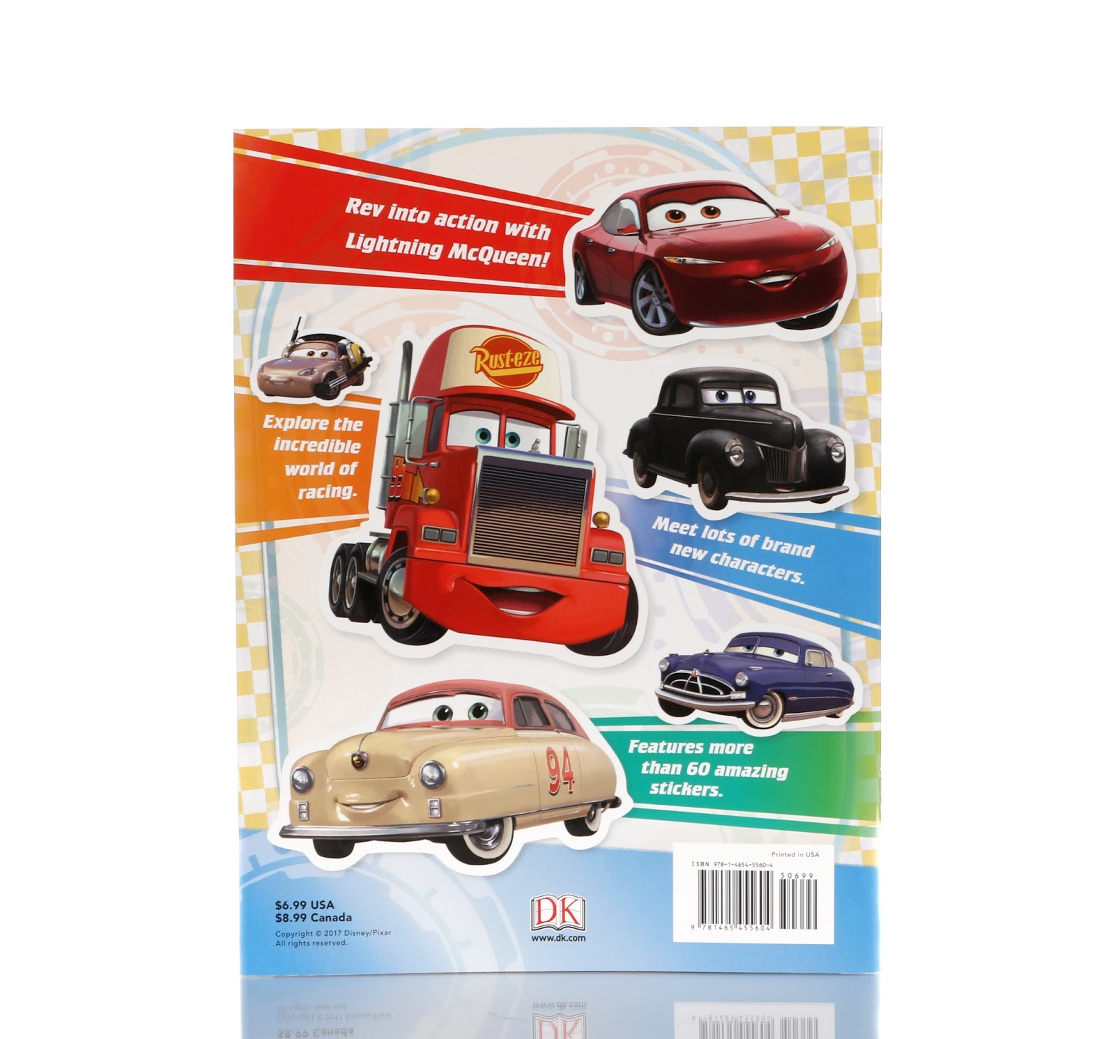 pixar Cars 3 DK Ultimate Sticker Book 