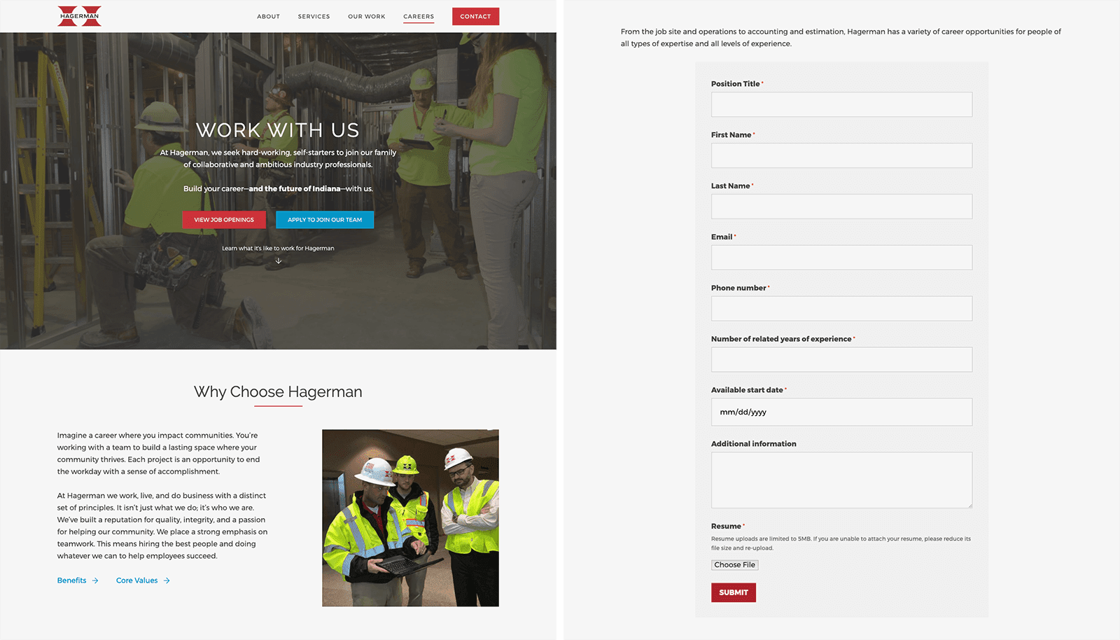 The Hagerman Group’s careers website
