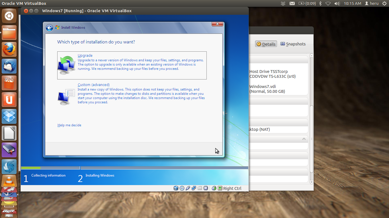 matlab 2013 installe ubuntu sur virtualbox