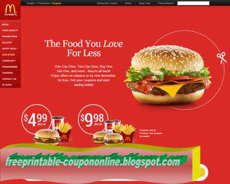 Mcdonalds coupons nz 2019