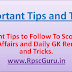 Important Tips to Score High Marks in GK