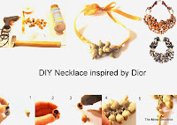 diy Dior, necklace Dior, fashion diy