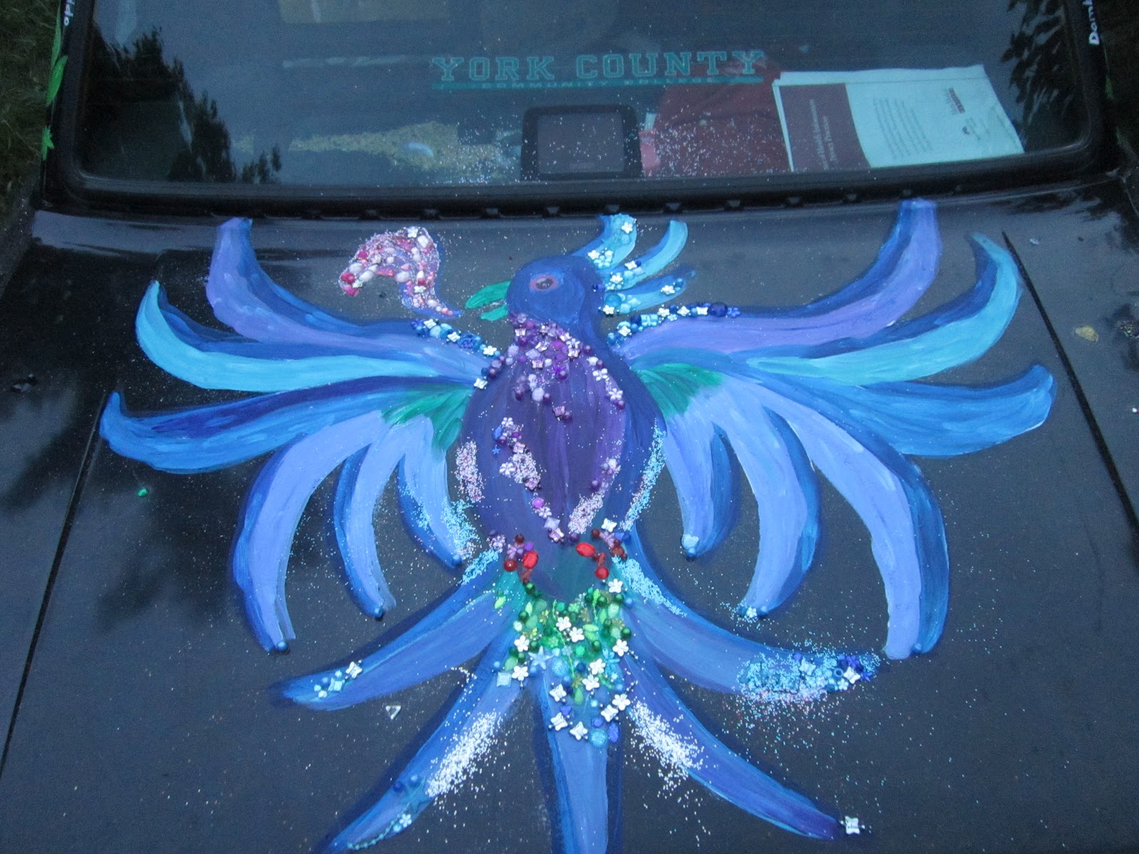 The Dazzling Razzberry aka The Autism Awareness Car