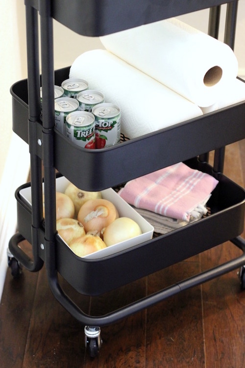 IHeart Organizing UHeart Organizing One Utility Cart Used Six Ways!