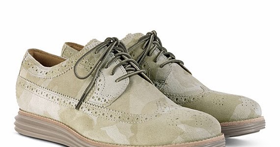 cole haan camo wingtips