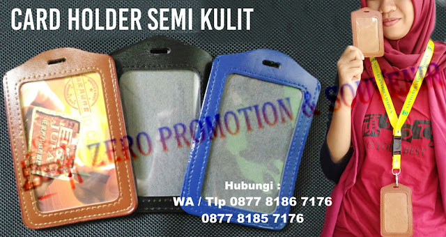 Id card holder semi kulit, Tempat Id Card Kulit, Name Tag Kulit, ID Card Holder, Casing ID Card