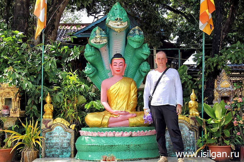 Храм Ват Кром (Wat Krom). Город Сиануквиль. Камбоджа