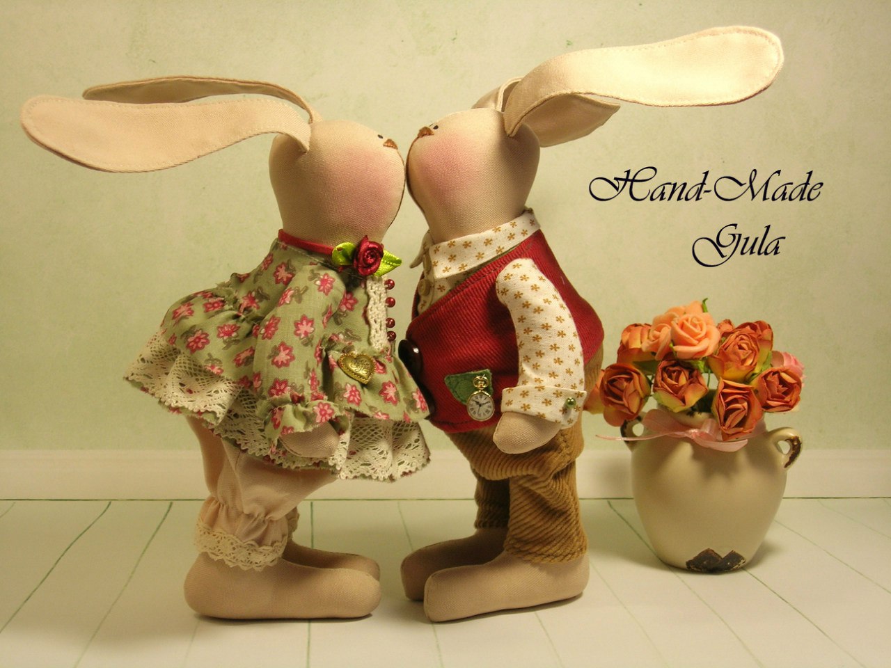 Home Decorating Ideas Make Your Easter Bunny From Fabric