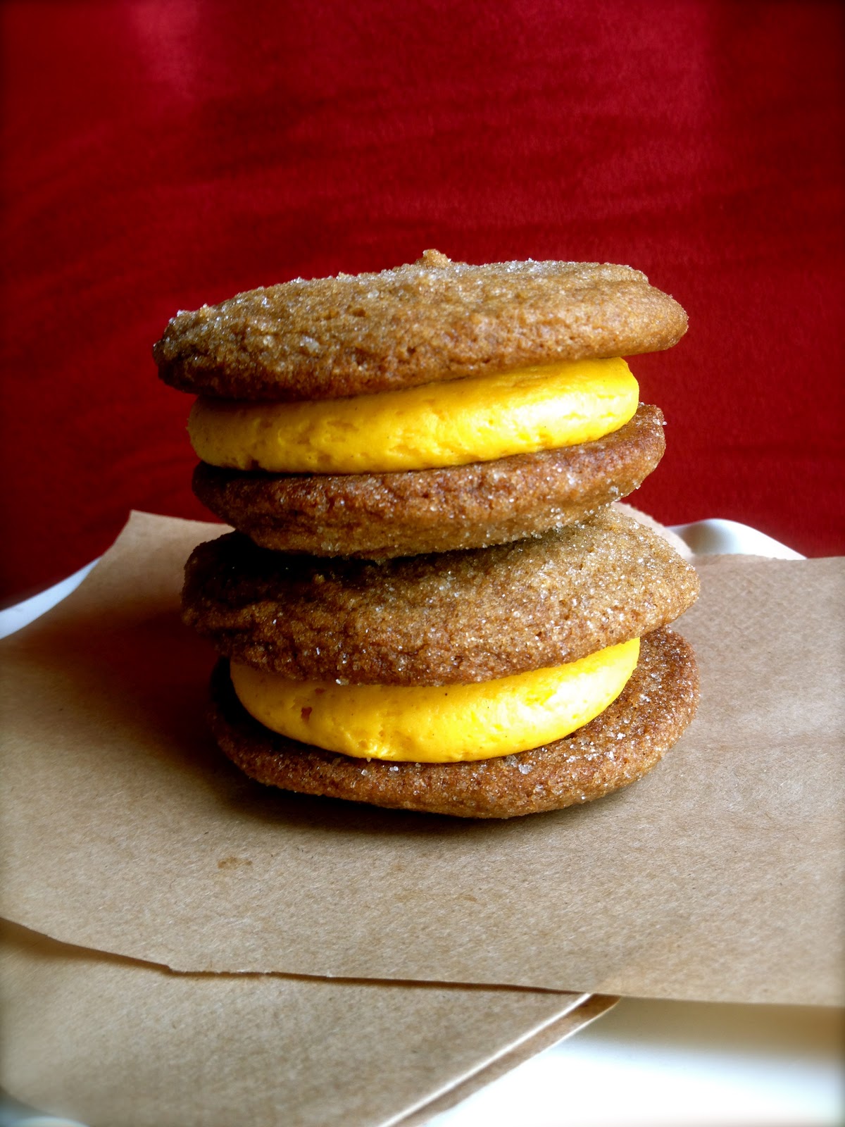 My Pretty Pink Mixer GingerMolasses Whoopie Pies