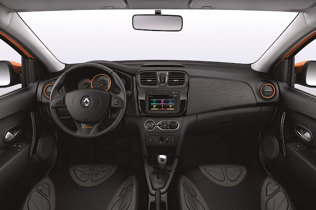 Novo Renault Sandero 2016 - interior