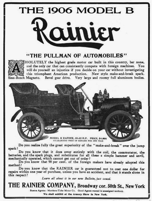 American Auto Emblems RAINIER