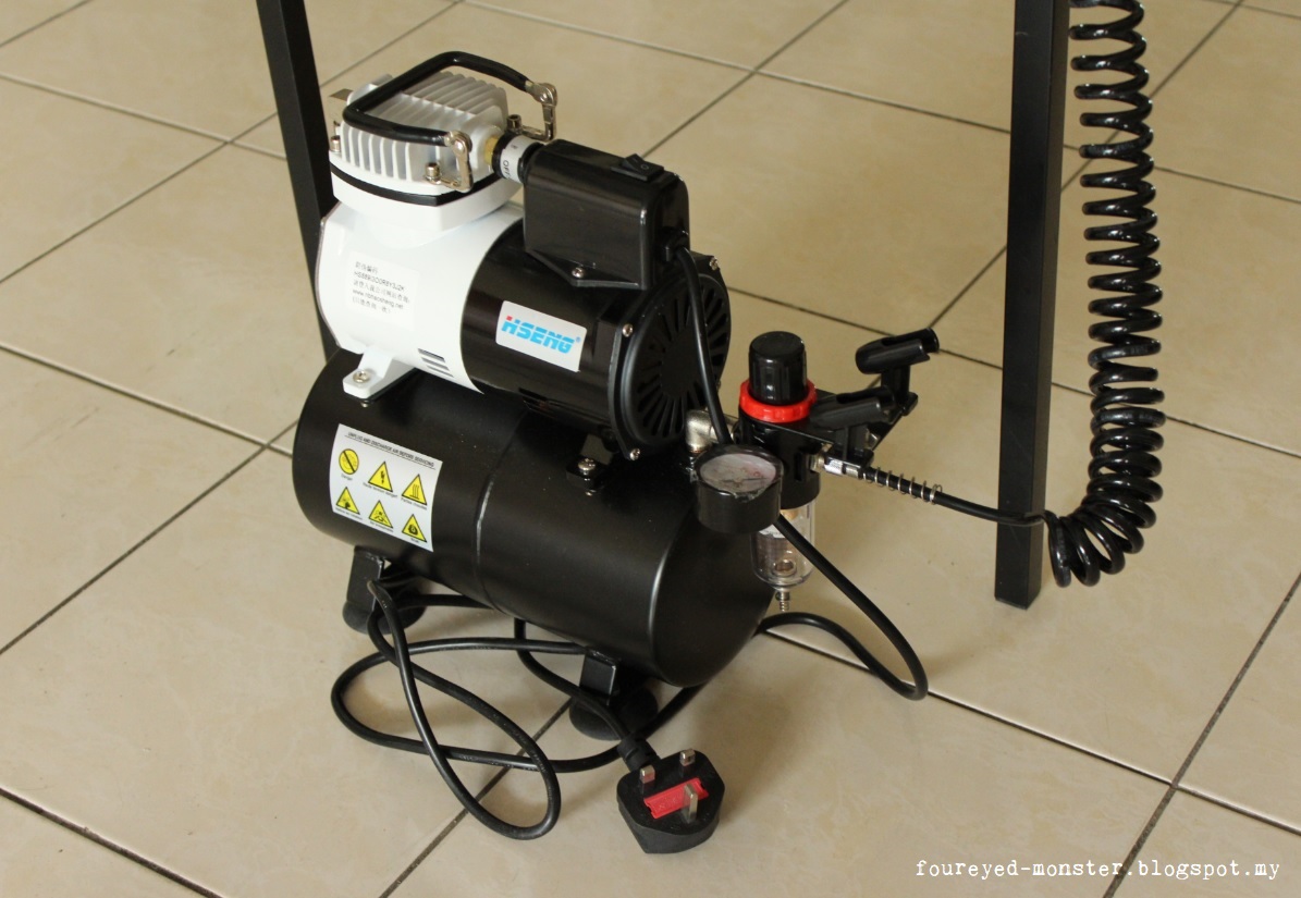 Art and Musings of a Miniature Hobbyist Airbrush Setup and First Use