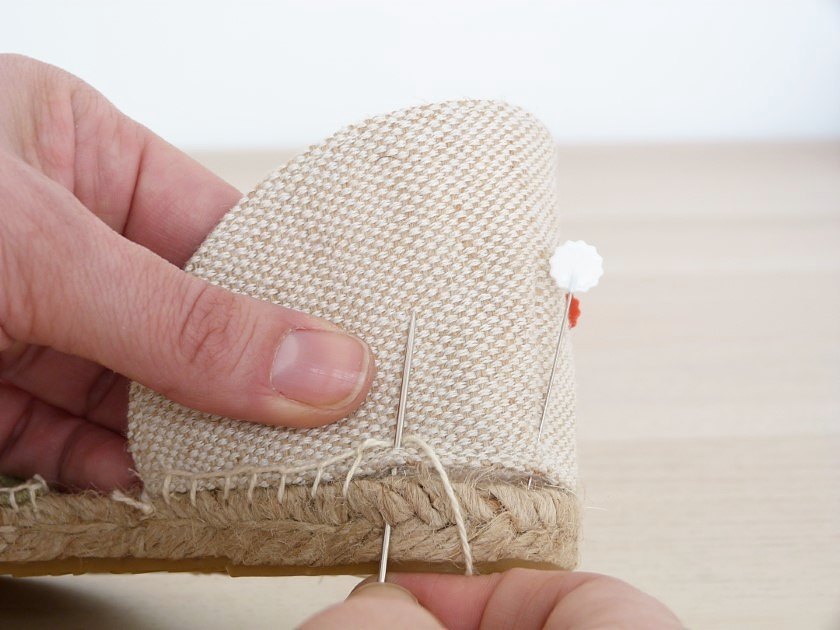 COMO HACER UNAS ALPARGATAS CON LAZADA | La Casa