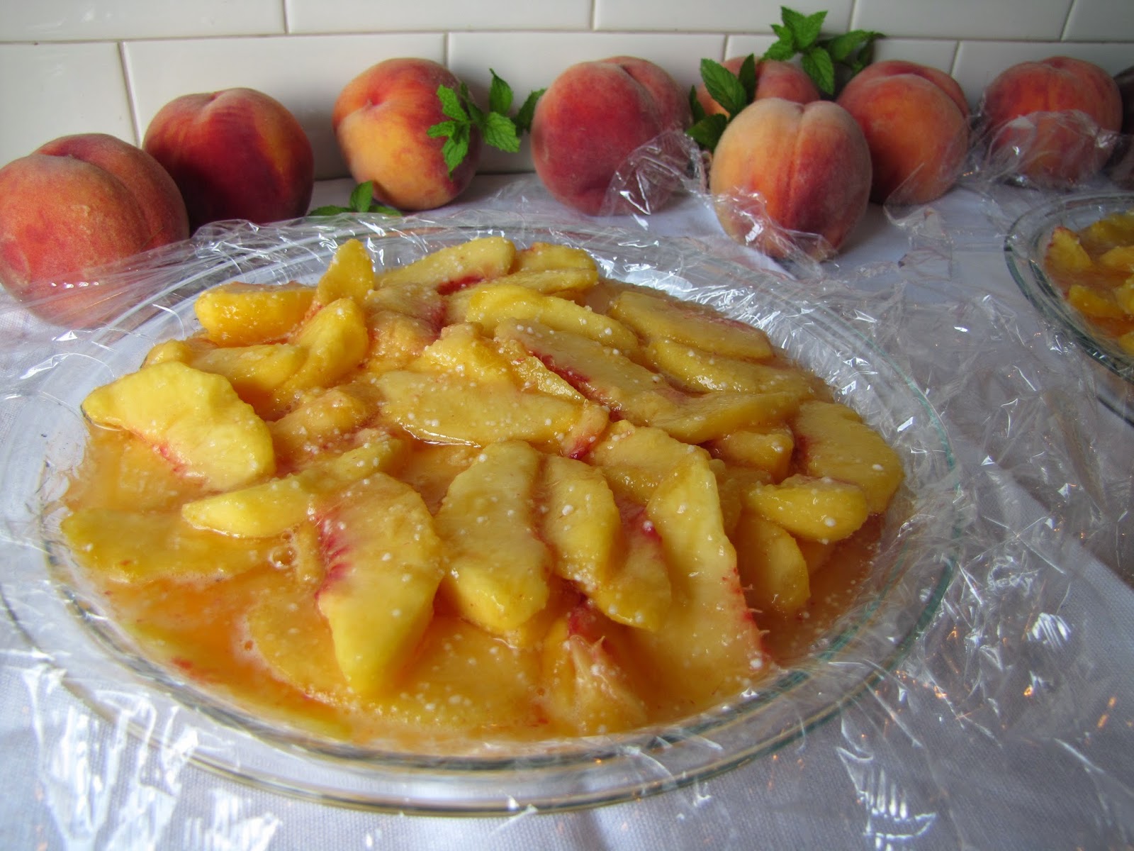 Peach pie store frozen peaches