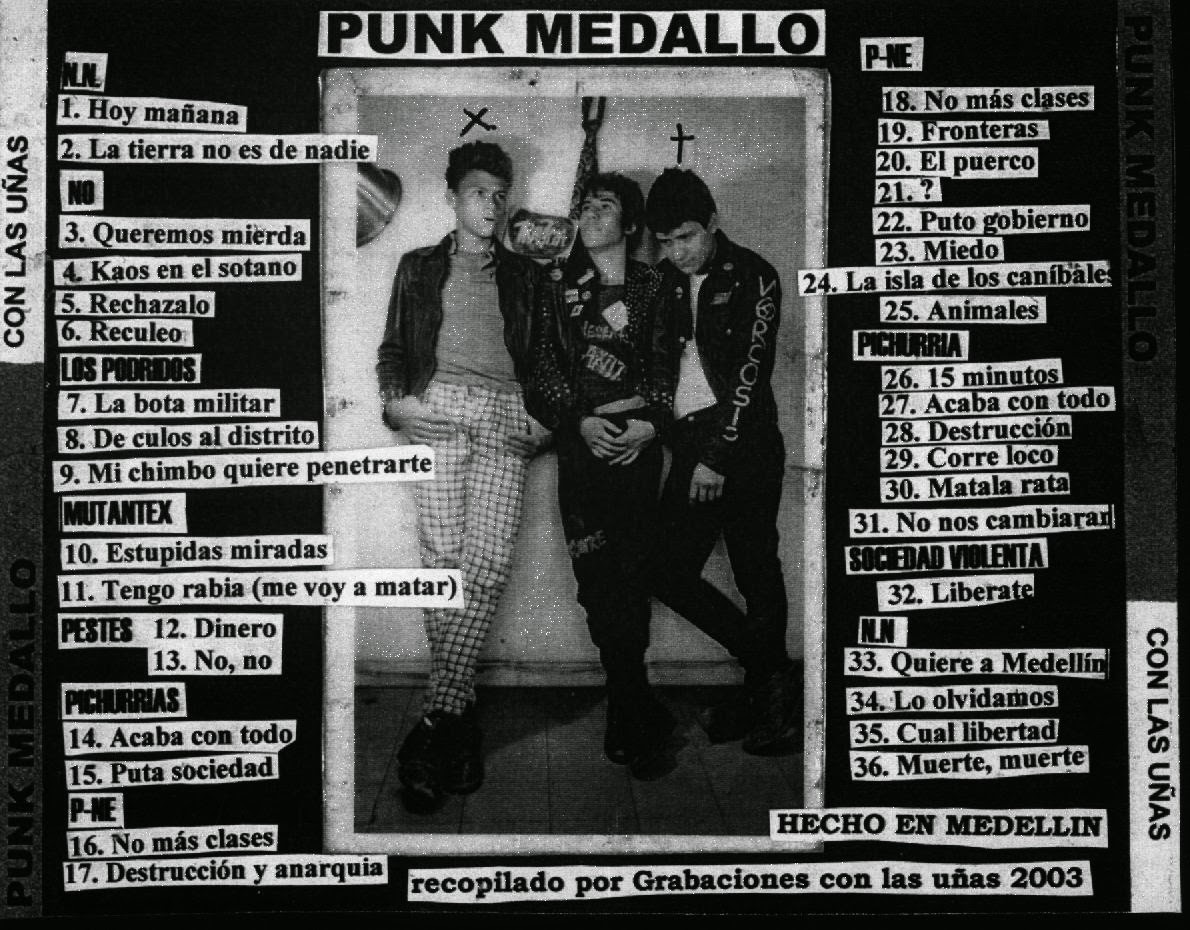 Punk Medallo es un sitio web que recolecta a modo de investigación, la esencia misma del punk, este proyecto nace tras el gusto por esta corriente musical y así mismo el deseo de recuperar archivos sonoros de décadas pasadas y entrelazarlos a los nuevos sonidos del punk de la ciudad.