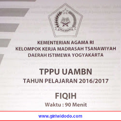 Soal Tppu Uambn Mts Diy 2017 Fiqih Giri Widodo