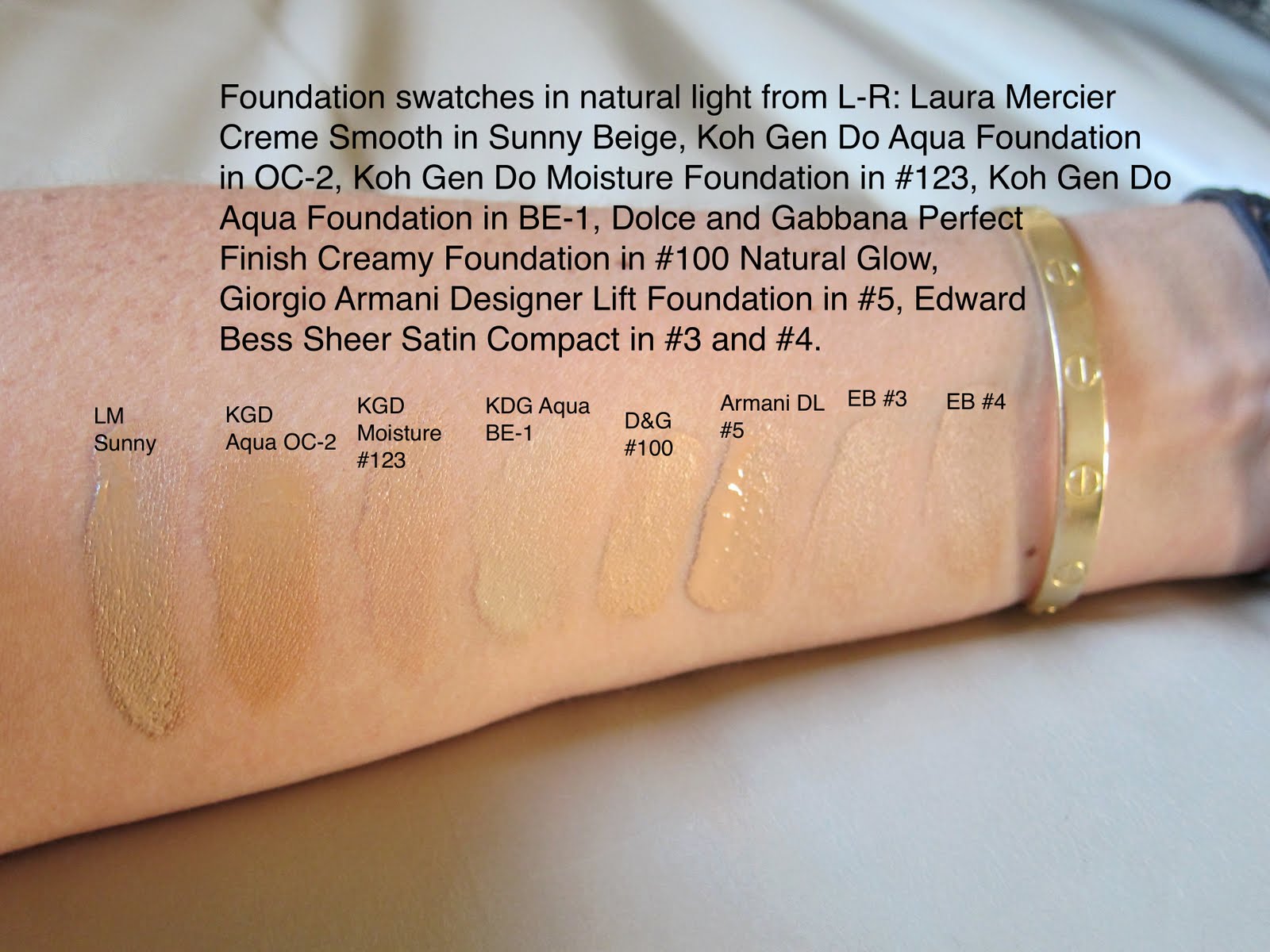 giorgio armani designer lift foundation colour match