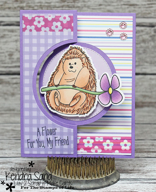 Luv 2 Scrap n' Make Cards A Flower For You, My Friend