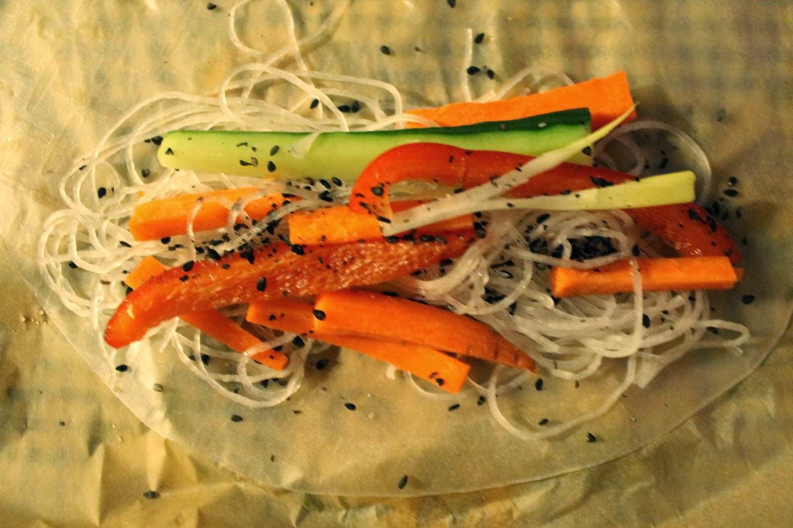 Wheat Free and Healthy Thai Salad Rolls gluten free and vegan!