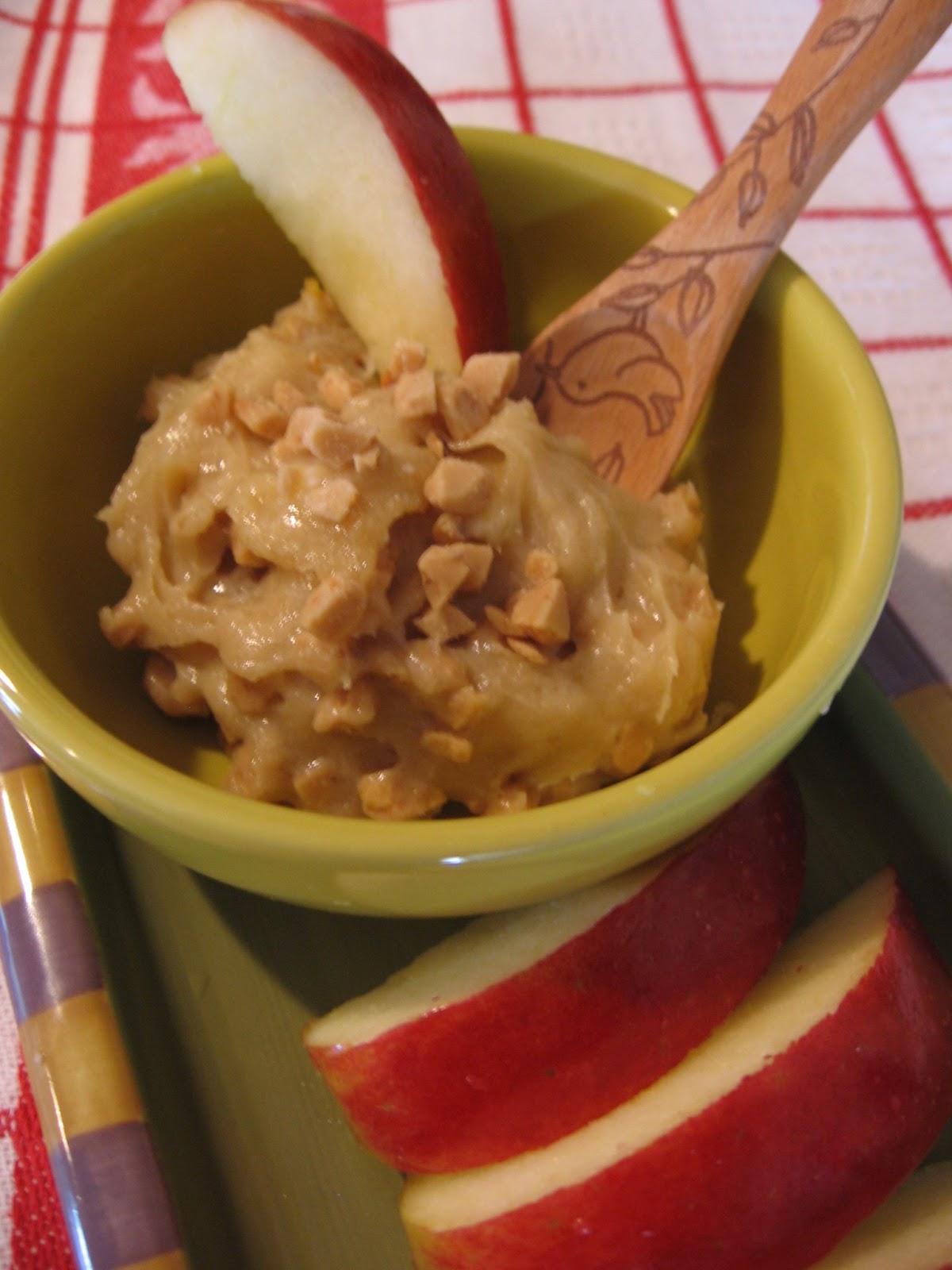 cookin' up north Apple Brickle Dip..pinned it and tried it