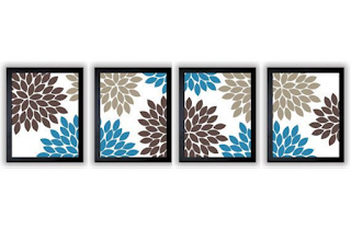 apartment decorating chocolate and blue3 apartment decorating chocolate and blue3
