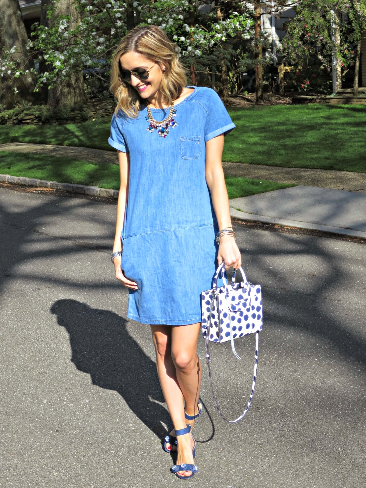 Michelle's Pa(i)ge | Fashion Blogger based in New York: DENIM + DOTS