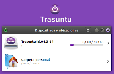 Trasuntu Dispositivos y ubicaciones