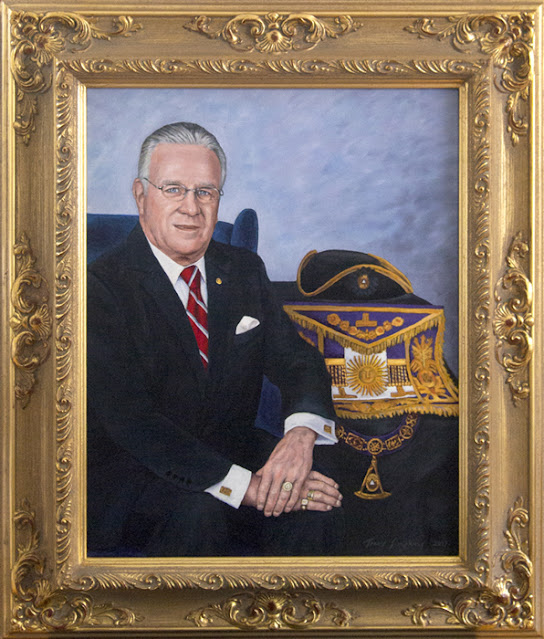 M.W. Richard J. Stewart. Past Grand Master. Grand Lodge of Massachusetts. by Travis Simpkins