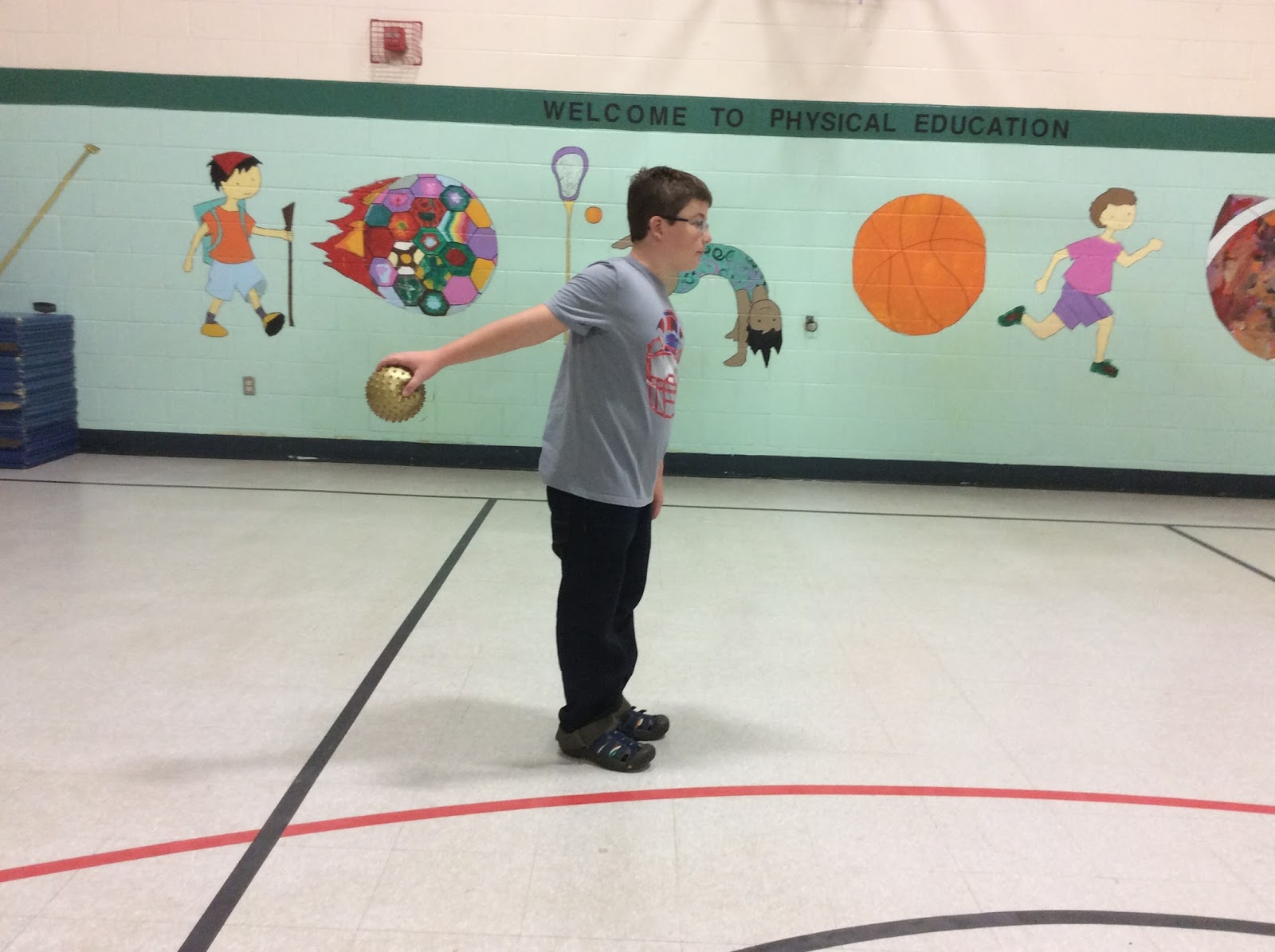 Mr. Godfrey's Blog This week we are working on our Underhand Throwing mechanics in P.E. I've