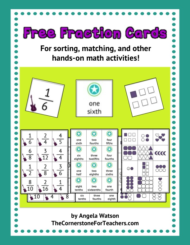 Classroom Freebies Too Printable Fraction Cards