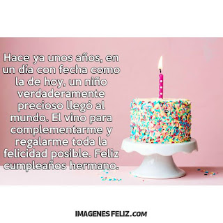 Feliz CumpleaƱos Hermano