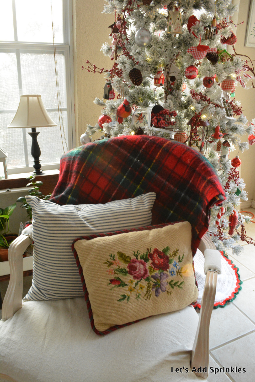 Let's Add Sprinkles Plaid Is "On Point" This Christmas