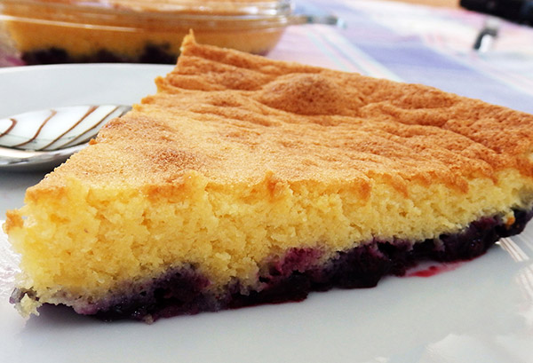 Pastel de arándanos