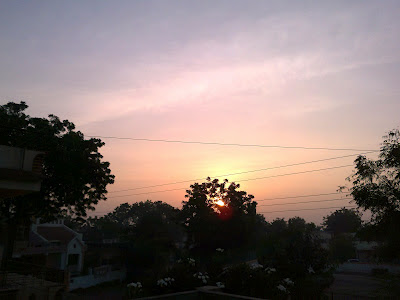 Image showing beautiful sunrise expressing the poem When the Mind Whispers with The Heart in Beautiful Morning