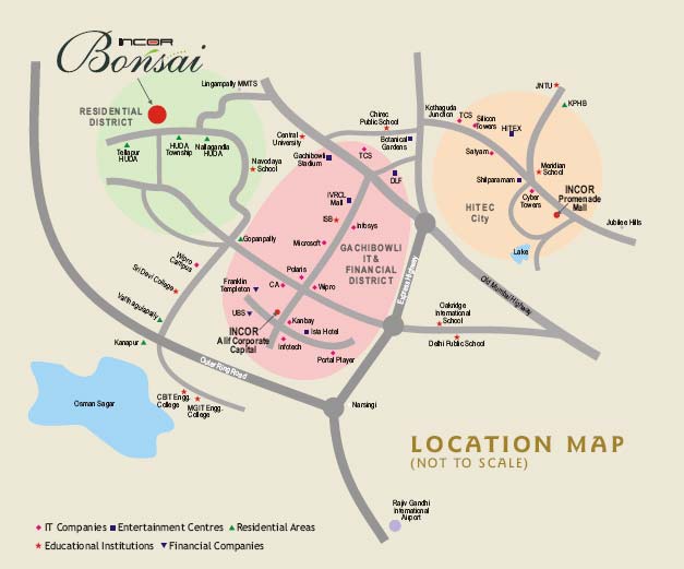 Hyderabad Properties Bonsai Homes Residential Apartments at Tellapur