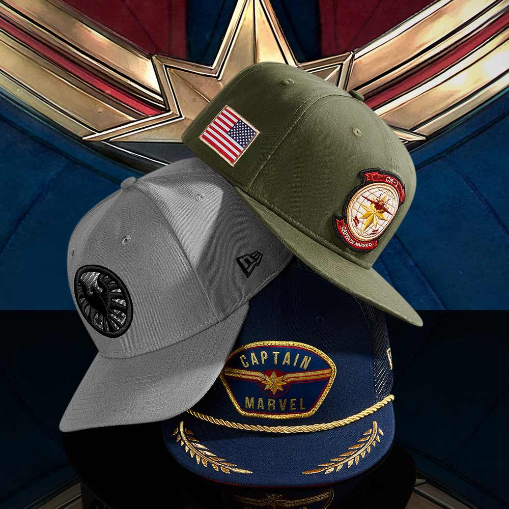 captain marvel new era hat