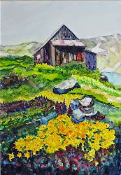 watercolor lake canyon box yupo above shack mine ptarmigan ouray setting far lovely
