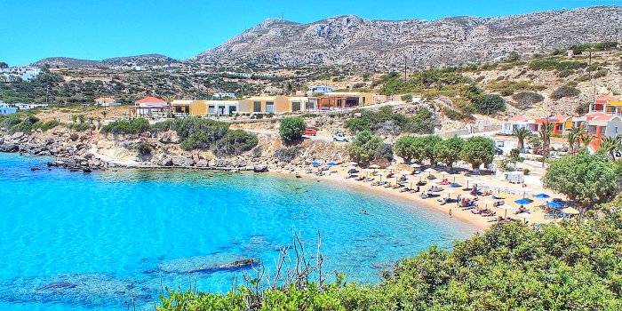 Karpathos: spiagge baia Amoopi