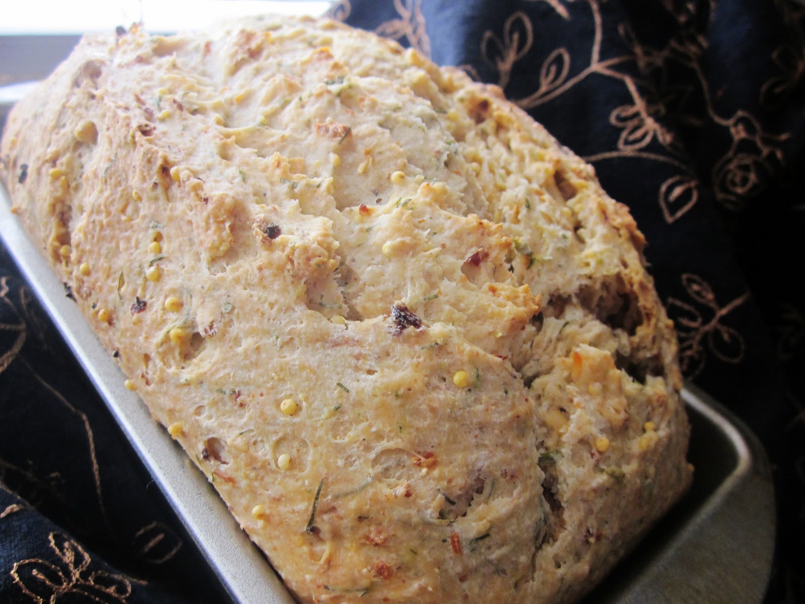 Preparing Wisely Cottage Dill Millet Sourdough Bread (100 whole grain