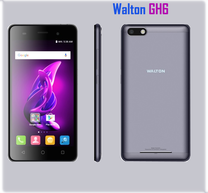 Walton Primo GH6 ANDROID Mobile Phone Price And Full Specifications in