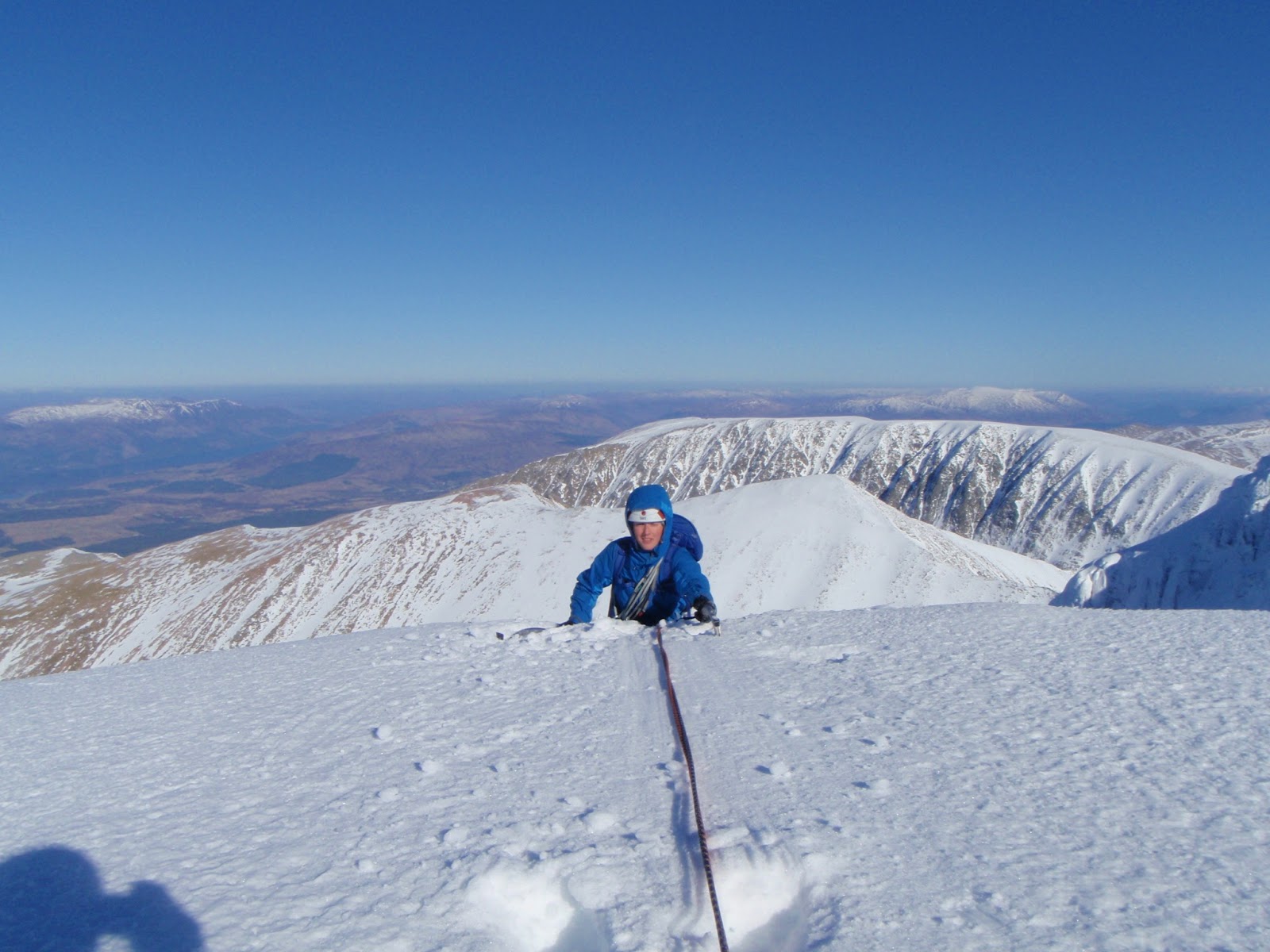 Davie Scott's Blog: 27.02.13 - Point Five Gully V,5 Ben Nevis